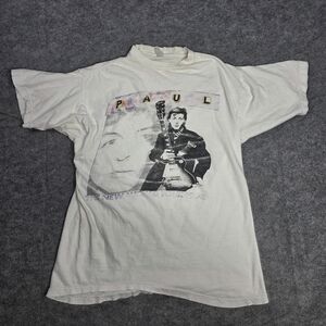 Beatles Paul McCartney New World 1993 Tour‎ Shirt Size Small Distressed